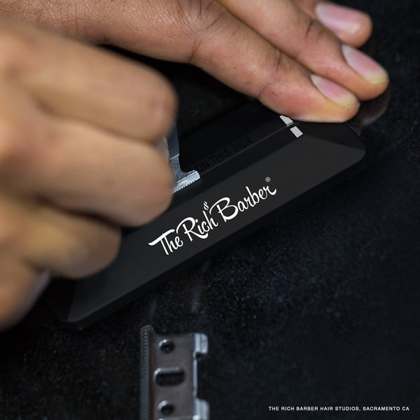 Dull Trimmer Blades? Sharpen Your Blades in a Minute | The Rich Barber Dull Trimmer Blades? Sharpen Your Blades in a Minute | The Rich Barber